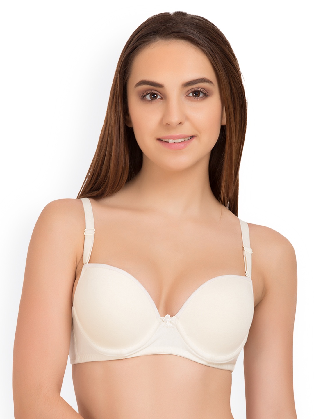 

Tweens Off-White Solid Non-Wired Lightly Padded T-shirt Bra TW_2601OFFW