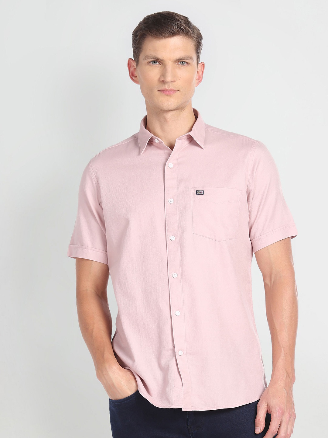

Arrow Sport Regular Fit Pure Cotton Casual Shirt, Pink