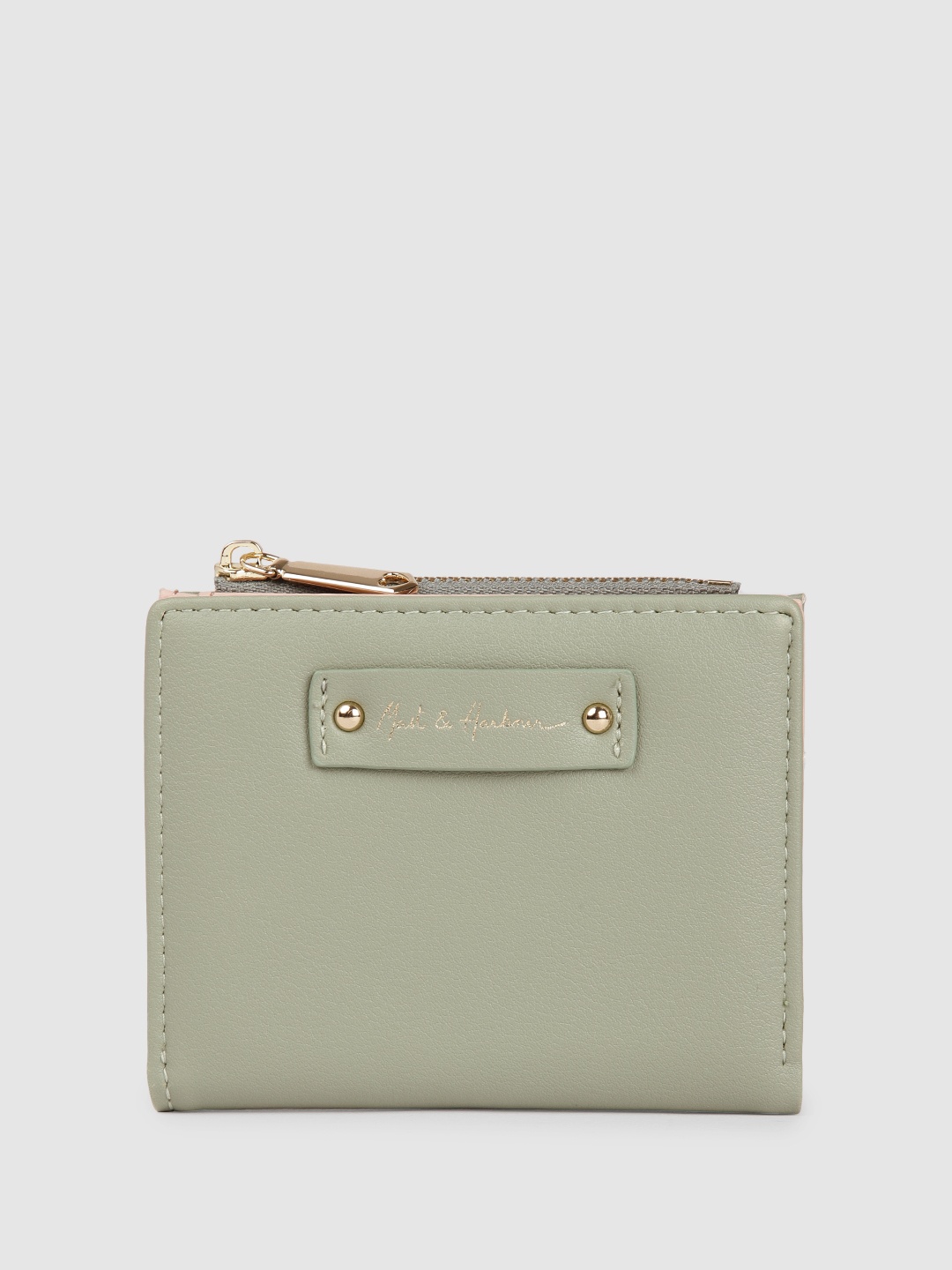 

Mast & Harbour Women Two Fold Wallet, Green