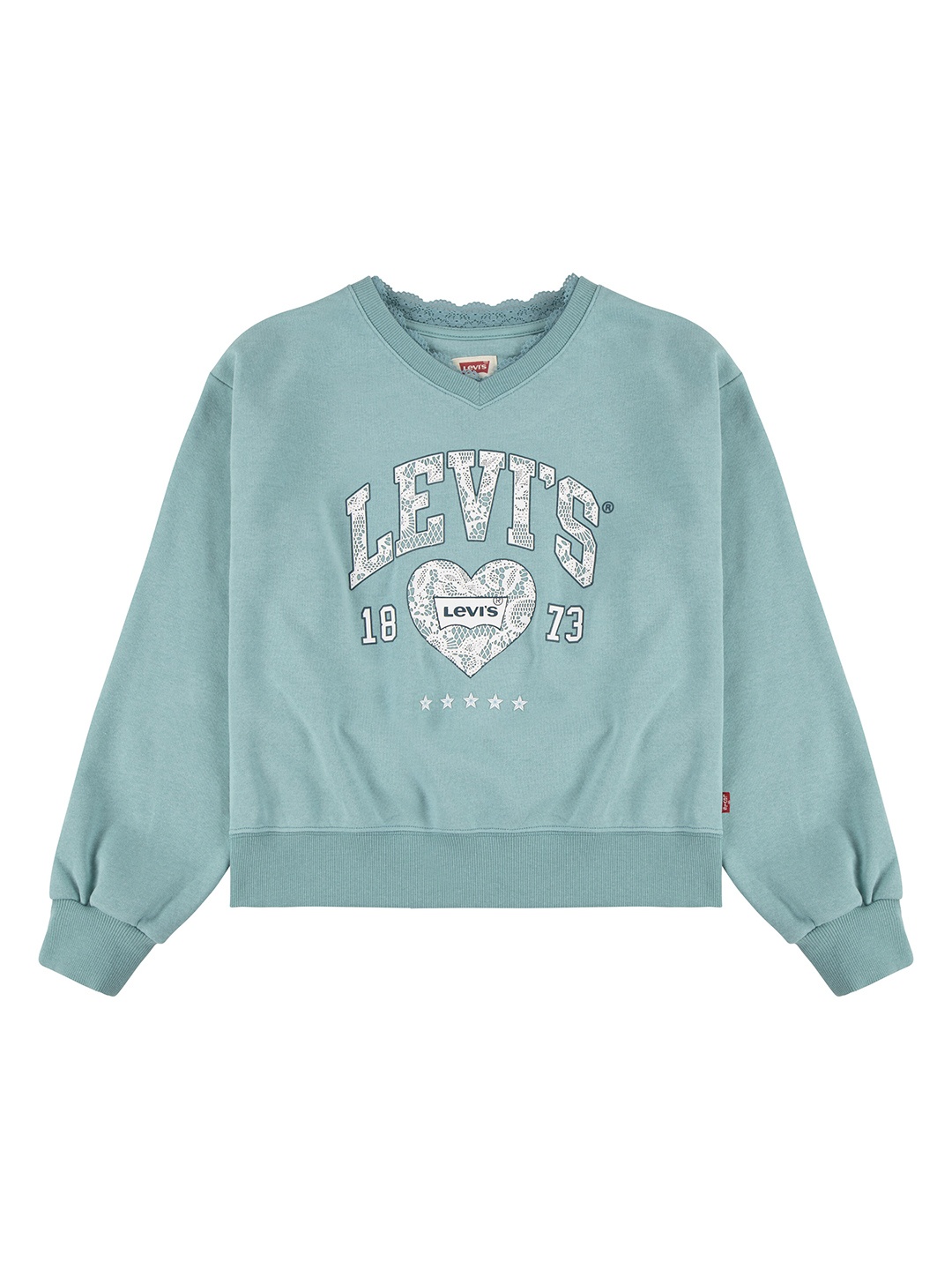 

Levis Girls Typography Printed Pullover, Blue