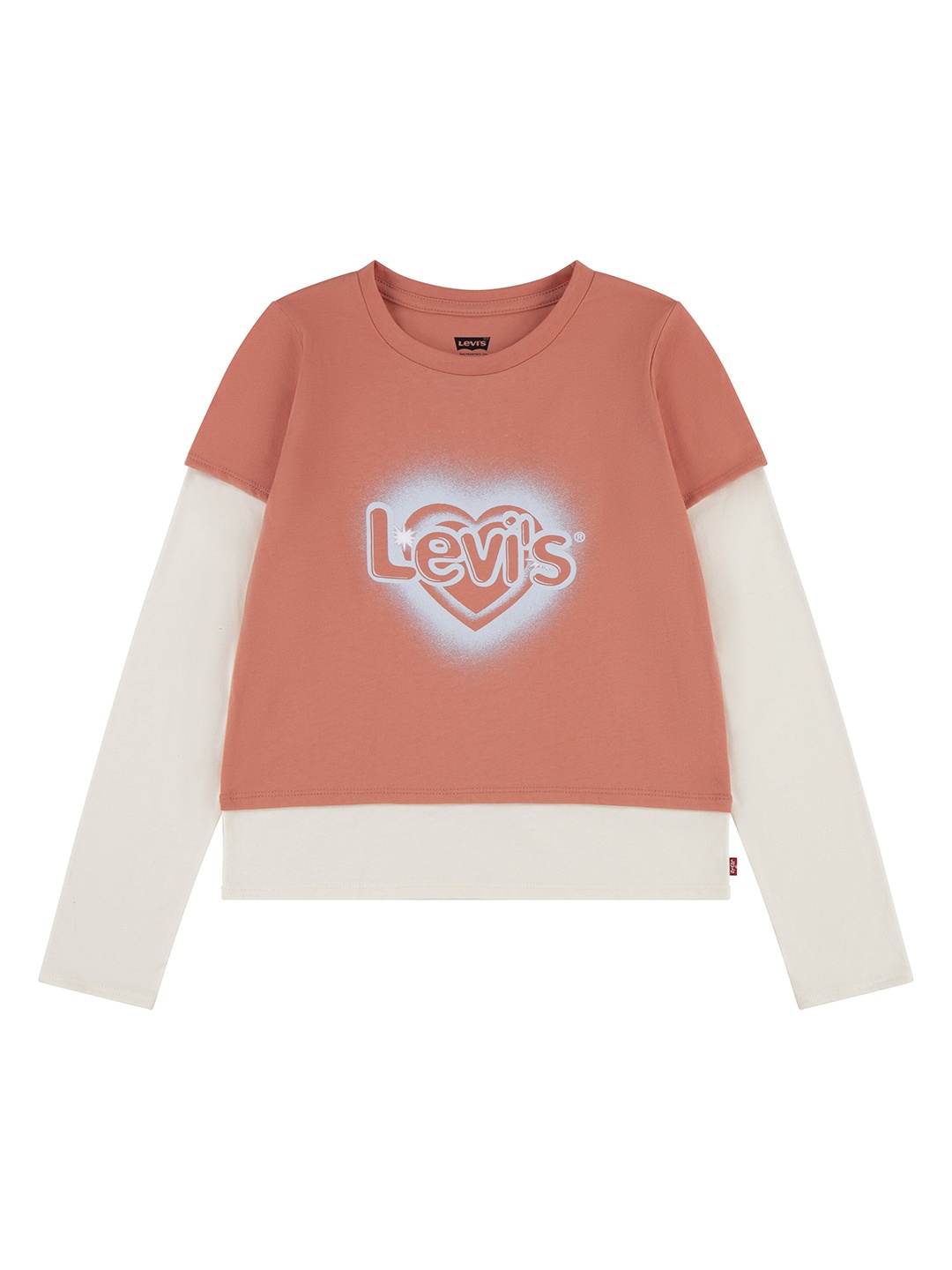 

Levis Girls Typography Printed T-shirt, Pink