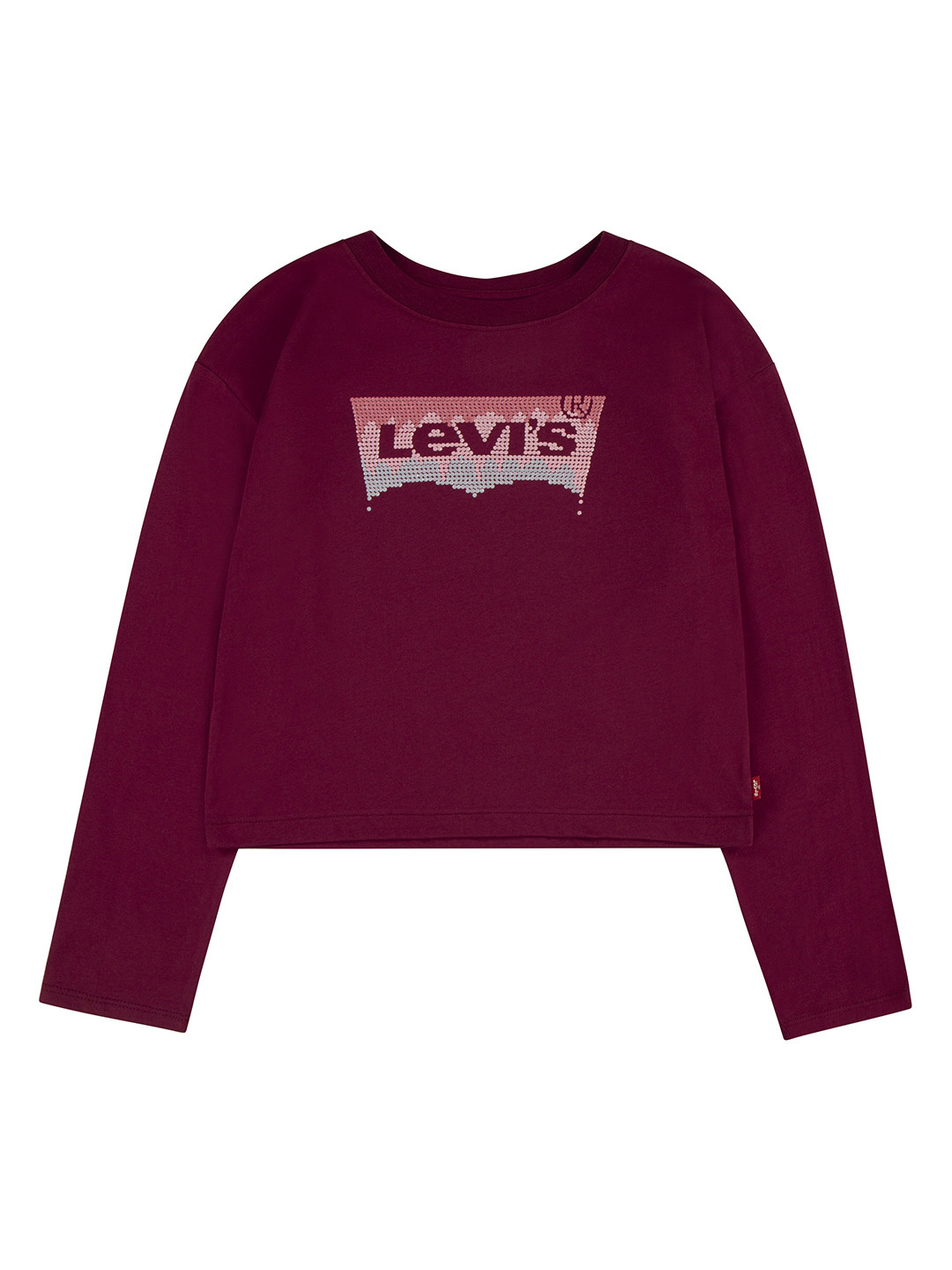 

Levis Girls Typography Printed T-Shirt, Burgundy