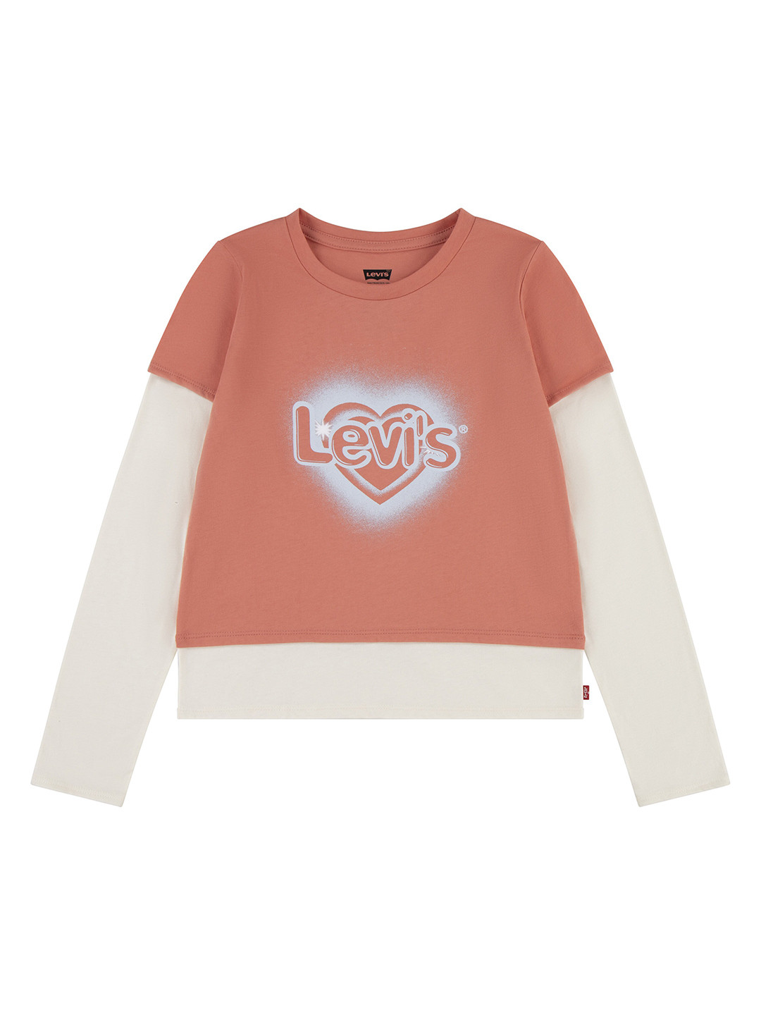 

Levis Girls Typography Printed Casual T-shirt, Pink