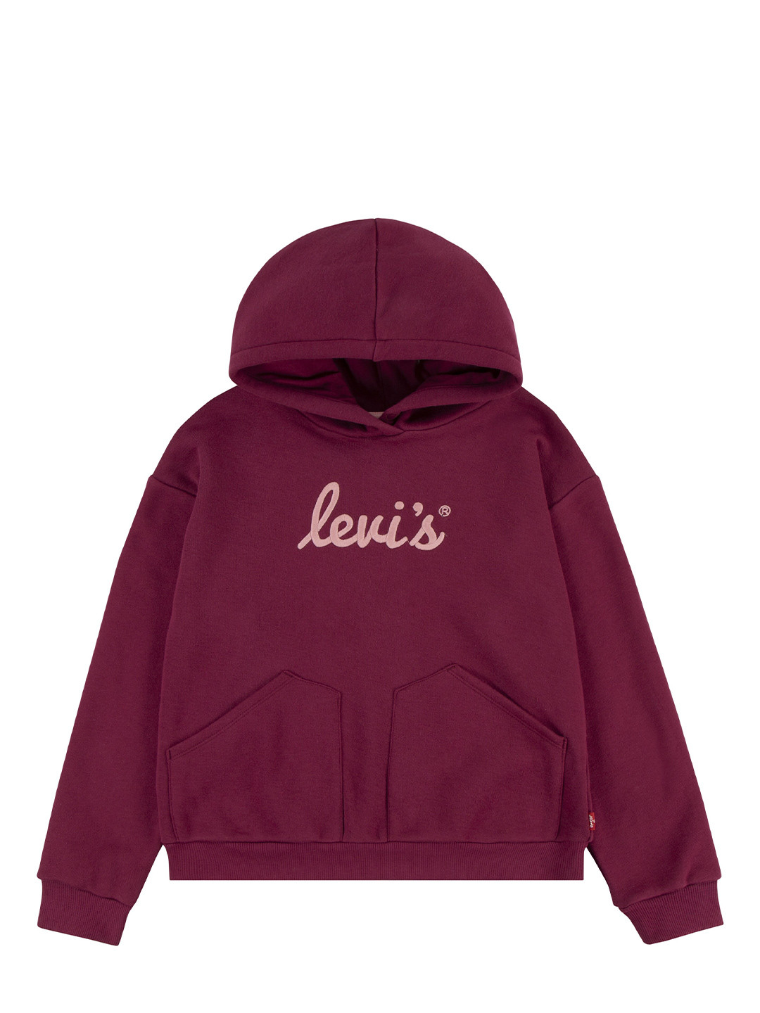 

Levis Girls Brand Name Printed Hooded Pullover, Purple