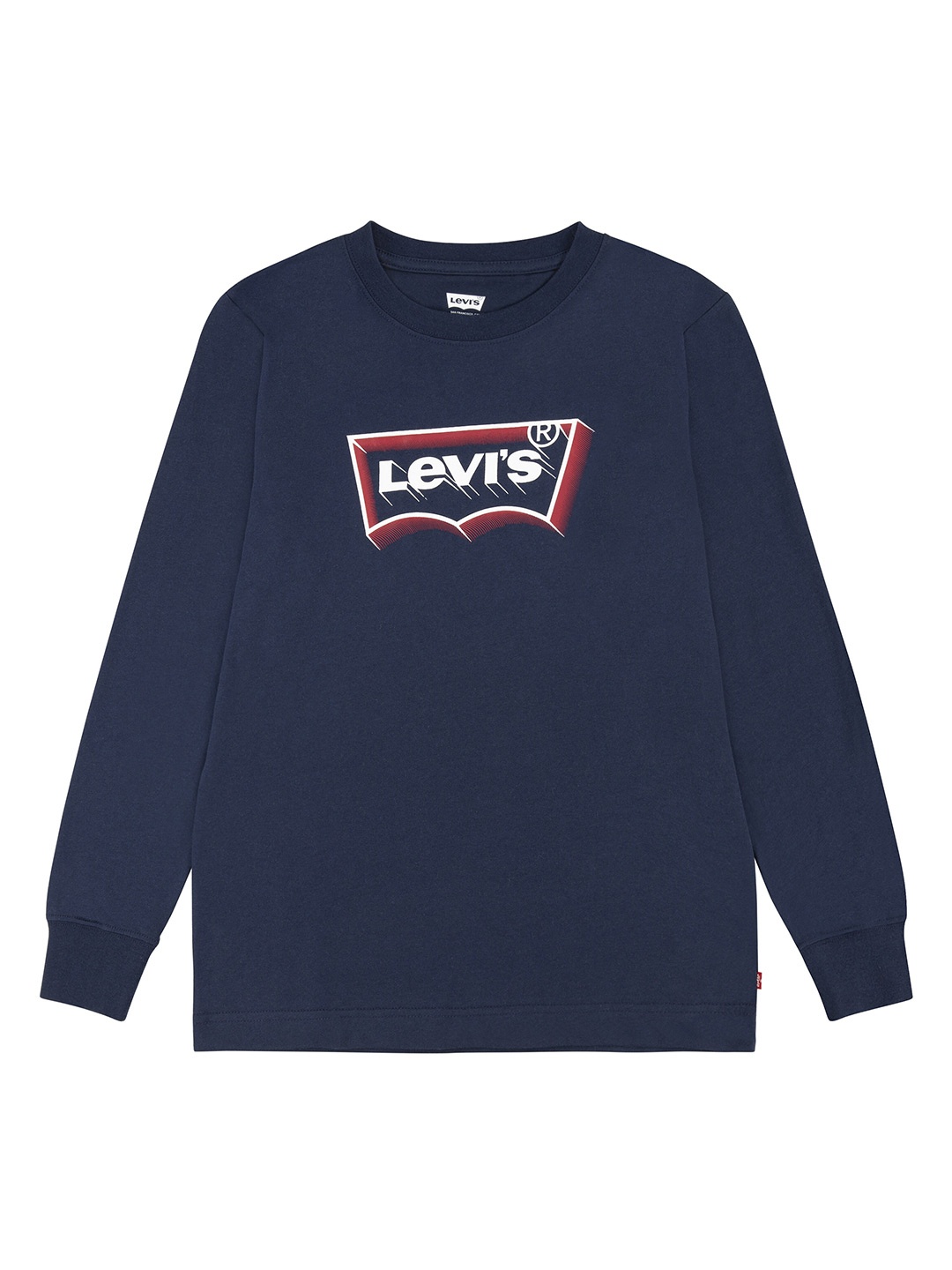 

Levis Boys Typography Printed Pure Cotton Casual T-shirt, Blue