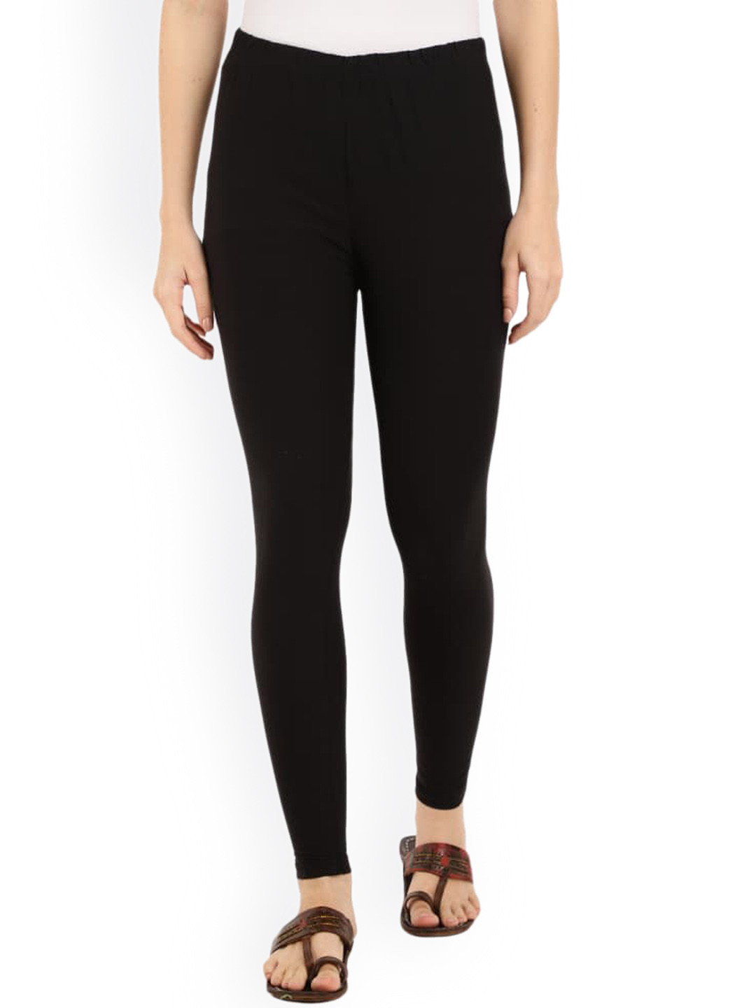 

V-Mart Ankle Length Leggings, Black