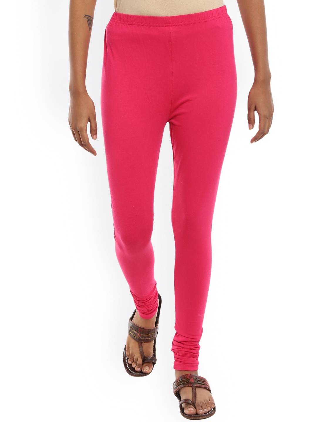 

V-Mart Churidar-Length Leggings, Fuchsia