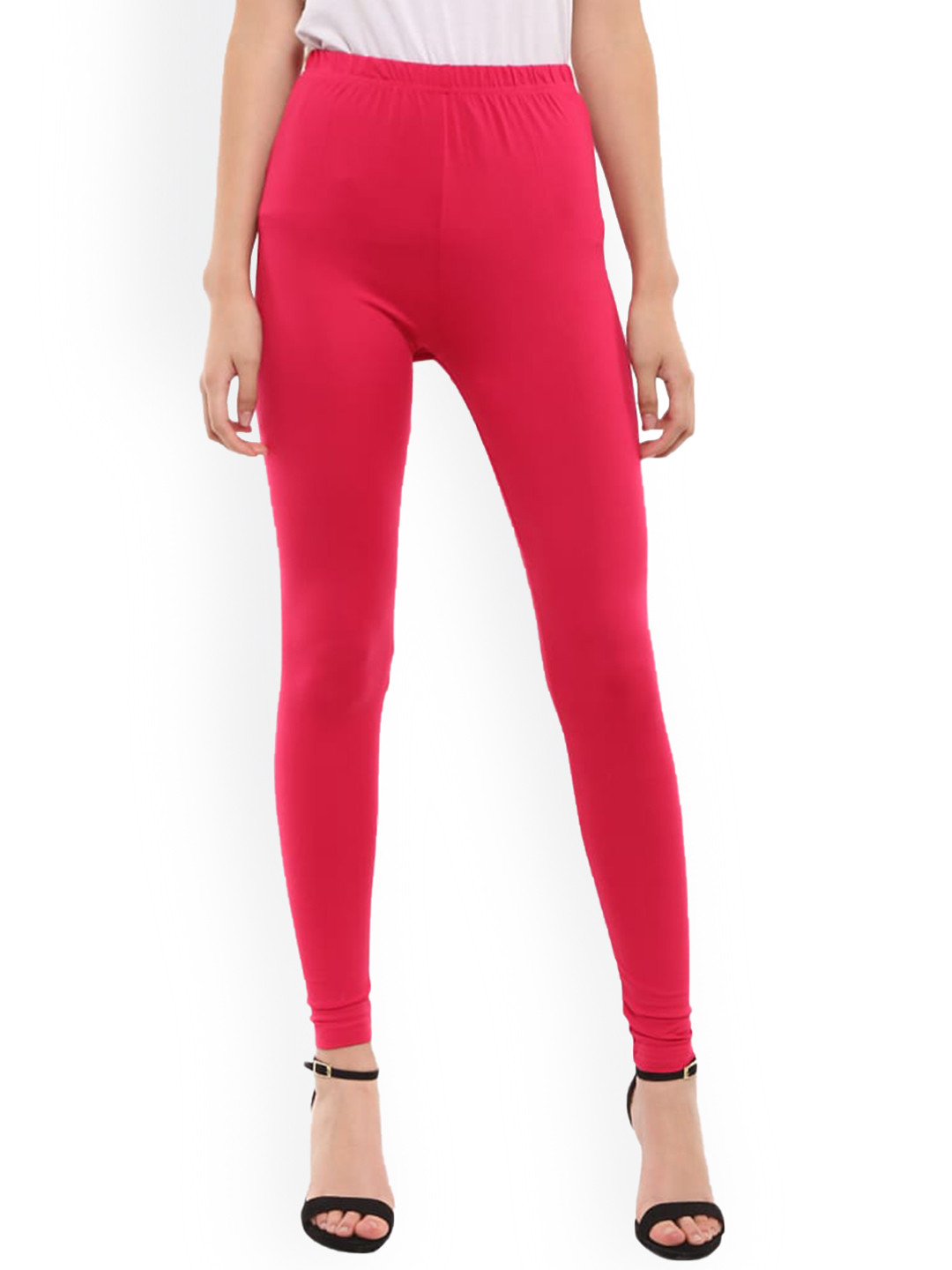 

V-Mart Churidar-Length Leggings, Fuchsia