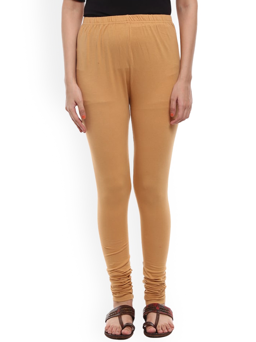 

V-Mart Churidar Length Leggings, Beige