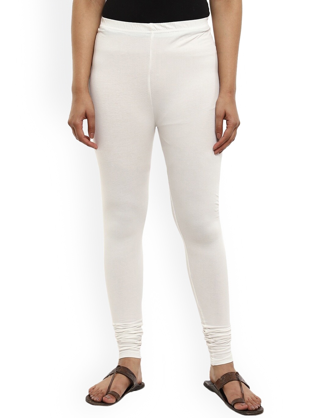 

V-Mart Churidar Length Leggings, White
