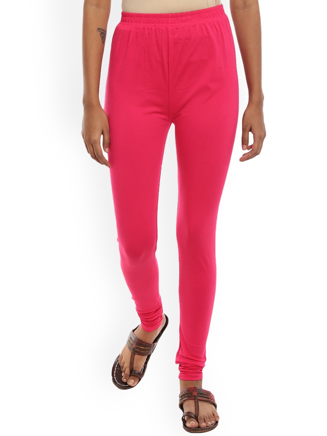 

V-Mart Churidar Length Leggings, Fuchsia