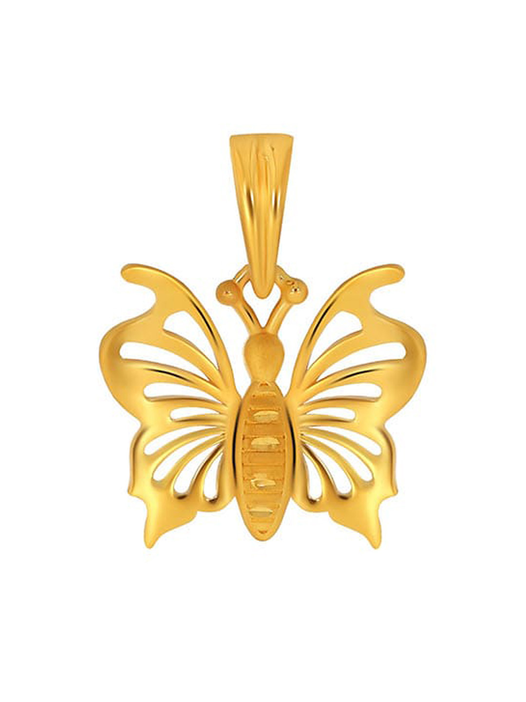 

SENCO Winged Delight 22KT Gold Pendant-2gm
