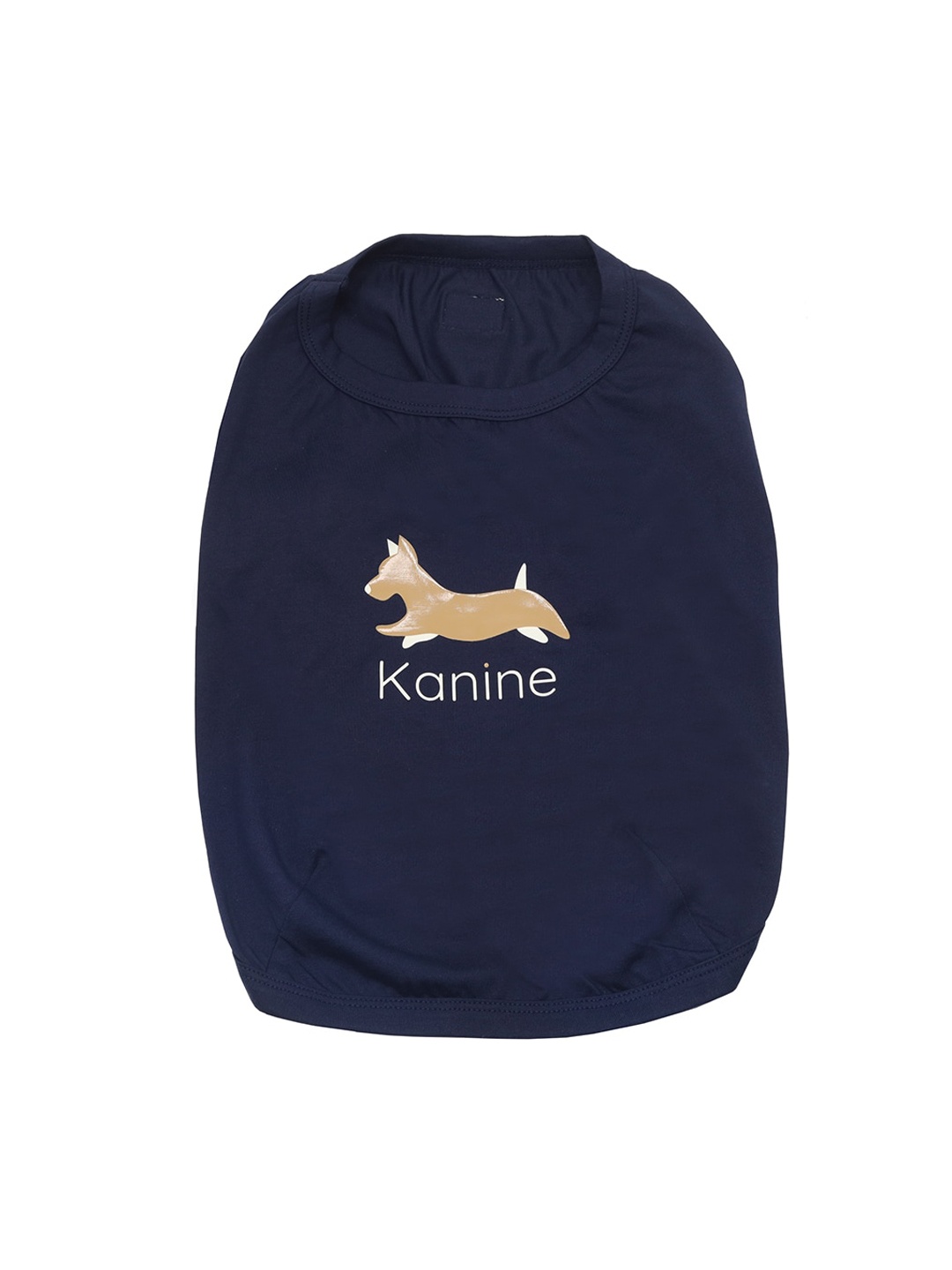 

Kanine Collection Navy Blue Printed Dog T-Shirt