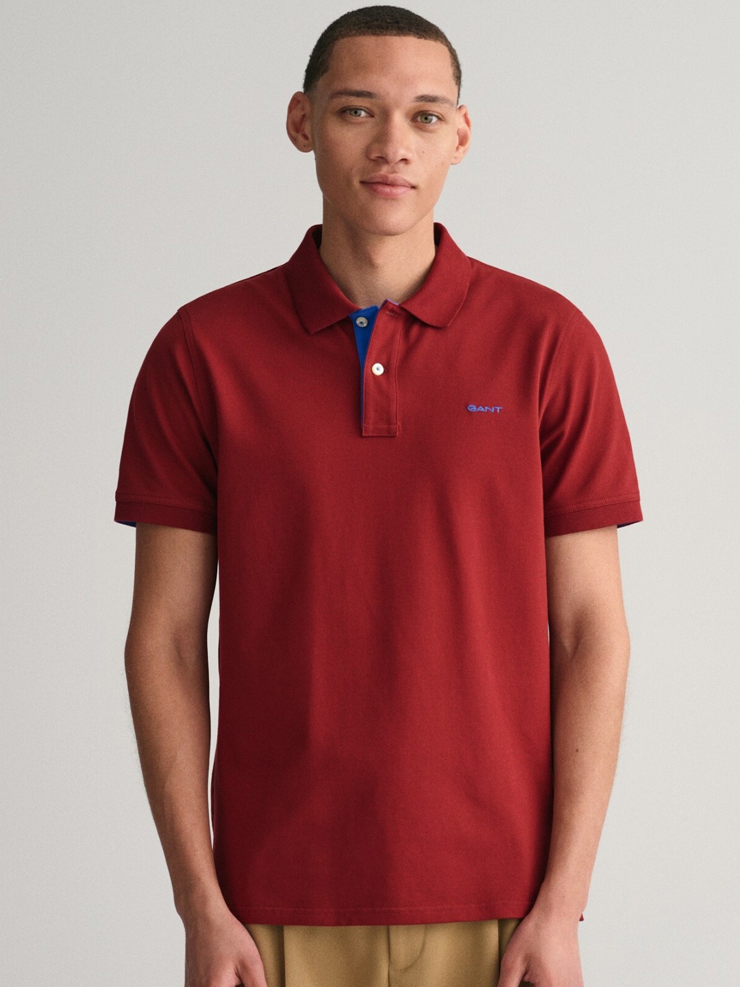 

GANT Polo Collar T-shirt, Red