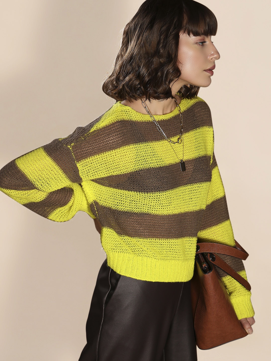 

Vero Moda Long Sleeves Striped Pullover, Yellow