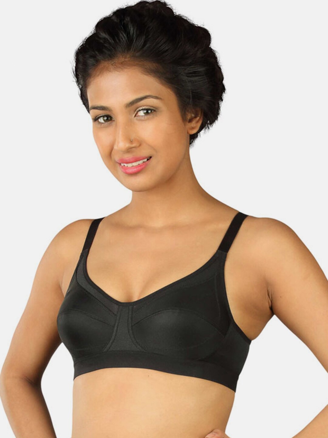

Triumph Non Padded Full Coverage Everyday Bra With All Day Comfort, Black
