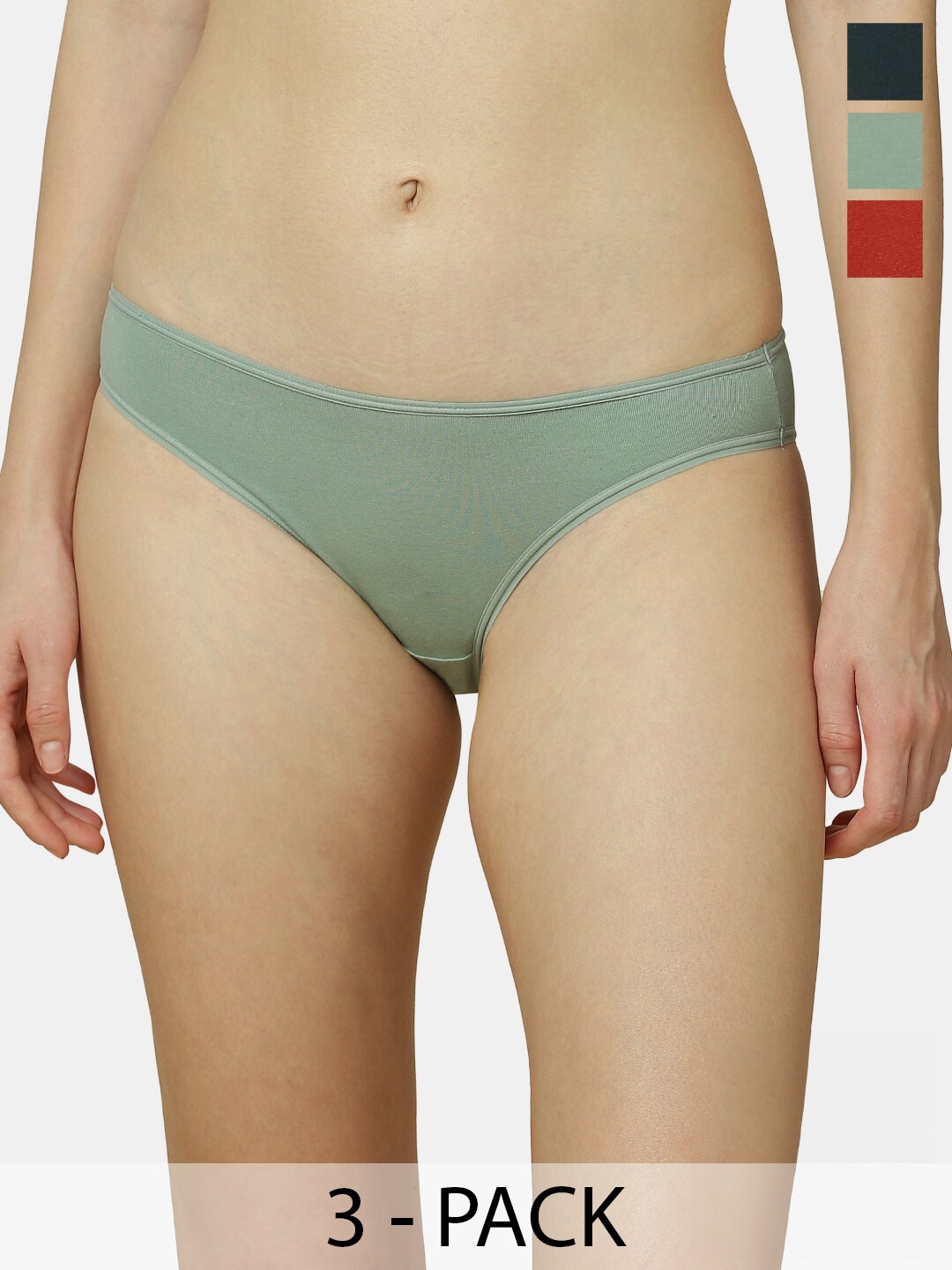 

Triumph Women Pack Of 3 Low-rise Bikini Briefs, Red
