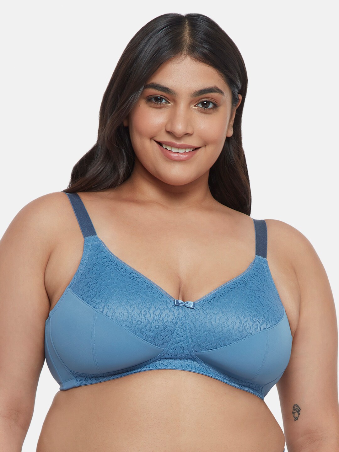 

Triumph Plus Size Lightly Padded Full Coverage Everyday Bra With All Day Comfort, Blue