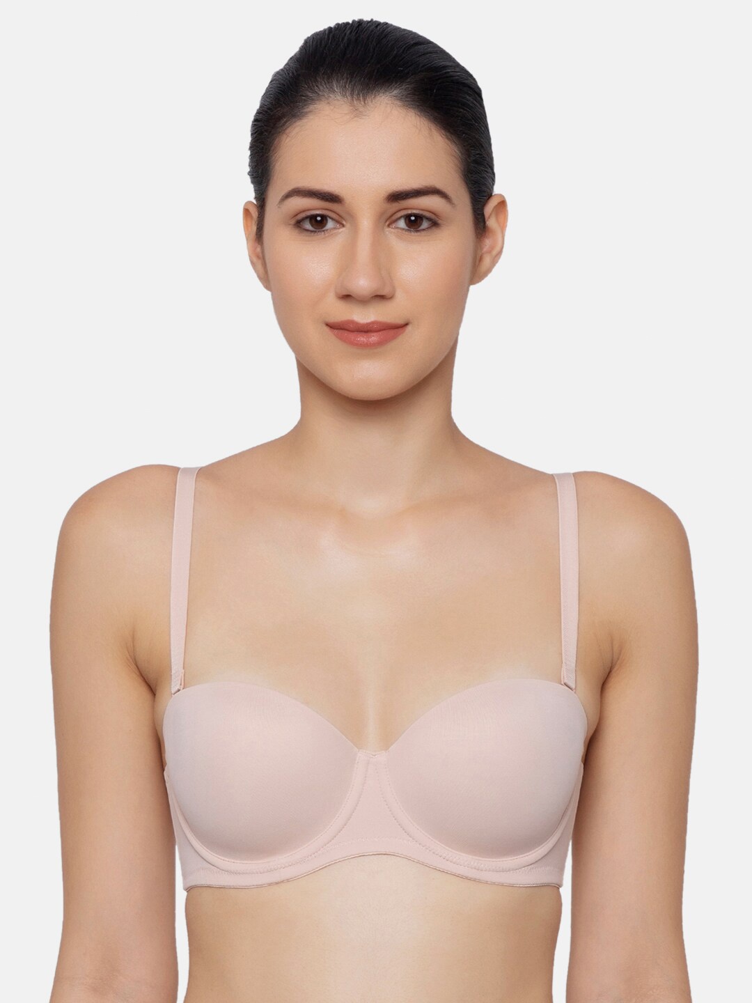 

Triumph Lightly Padded Medium Coverage Underwired T-shirt Bra With All Day Comfort, Beige