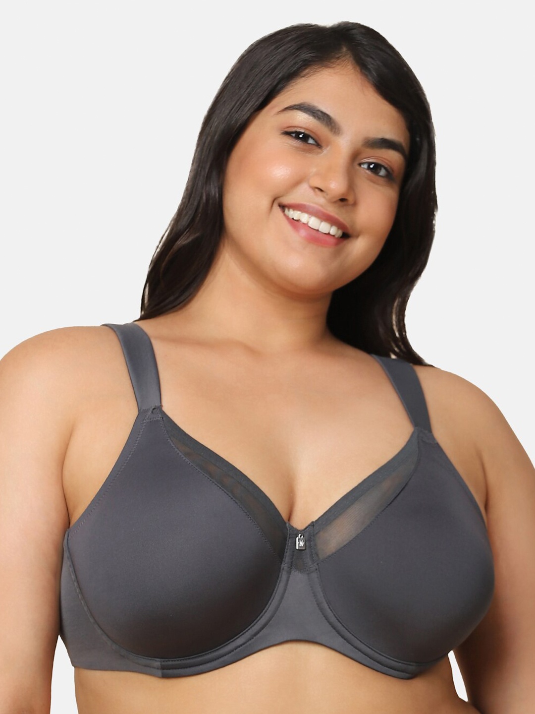 

Triumph Plus Size Non Padded Full Coverage Underwired Minimizer Bra With All Day Comfort, Blue