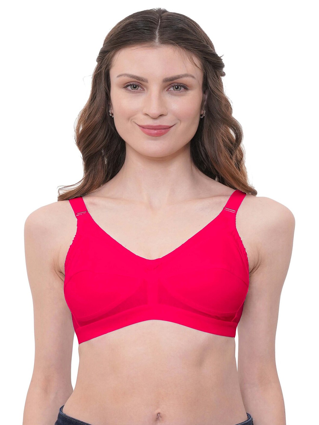 

Eve's Beauty Non Padded Full Coverage Bra With All Day Comfort, Fuchsia