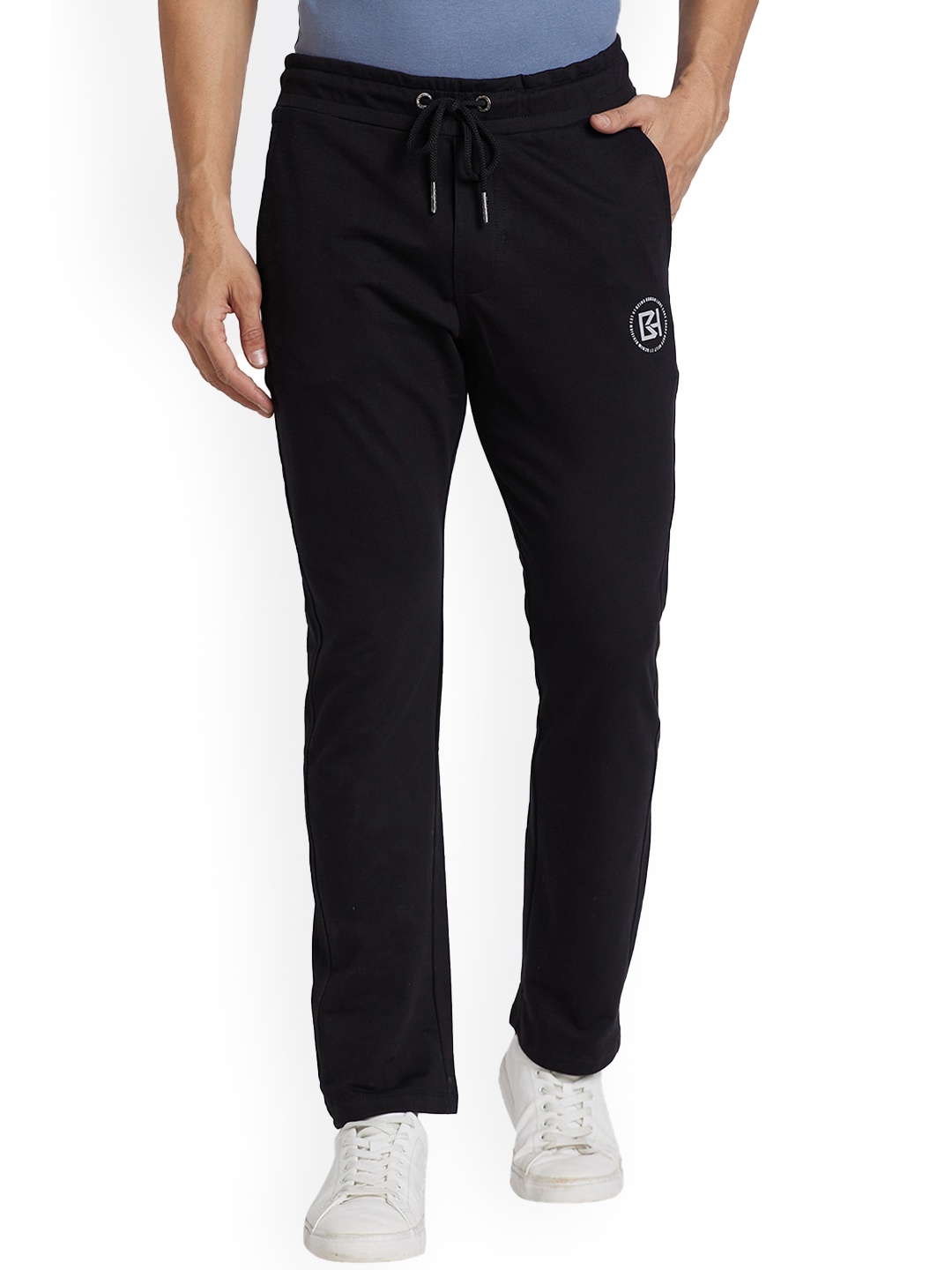 

Being Human Men Mid-rise Track Pants, Black