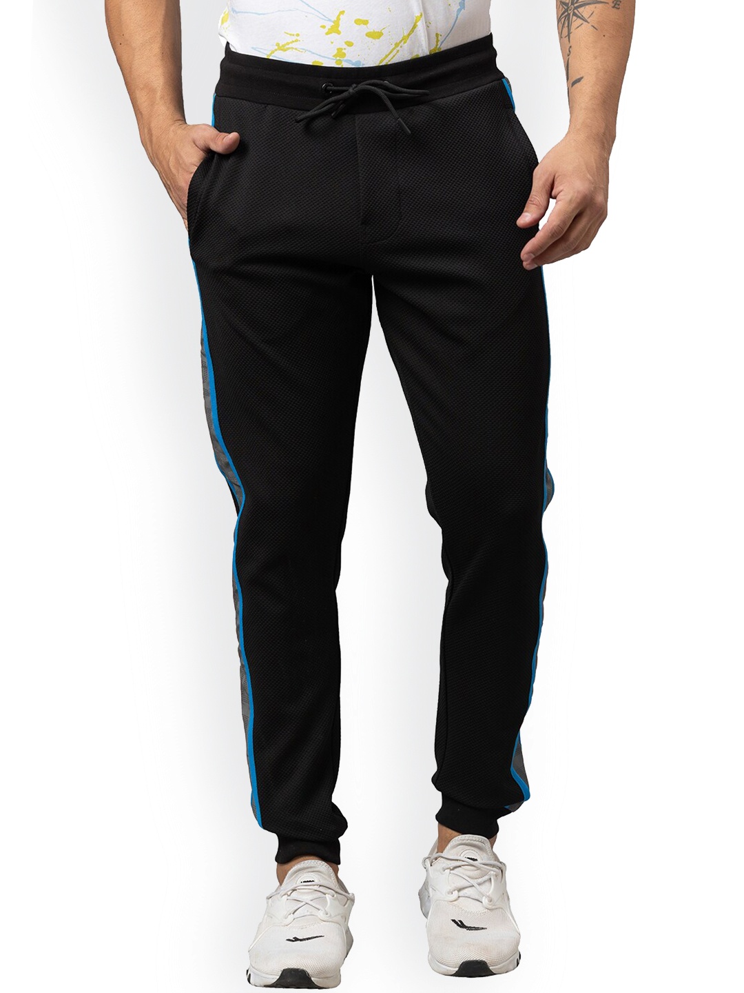 

Being Human Men Mid-rise Joggers, Black