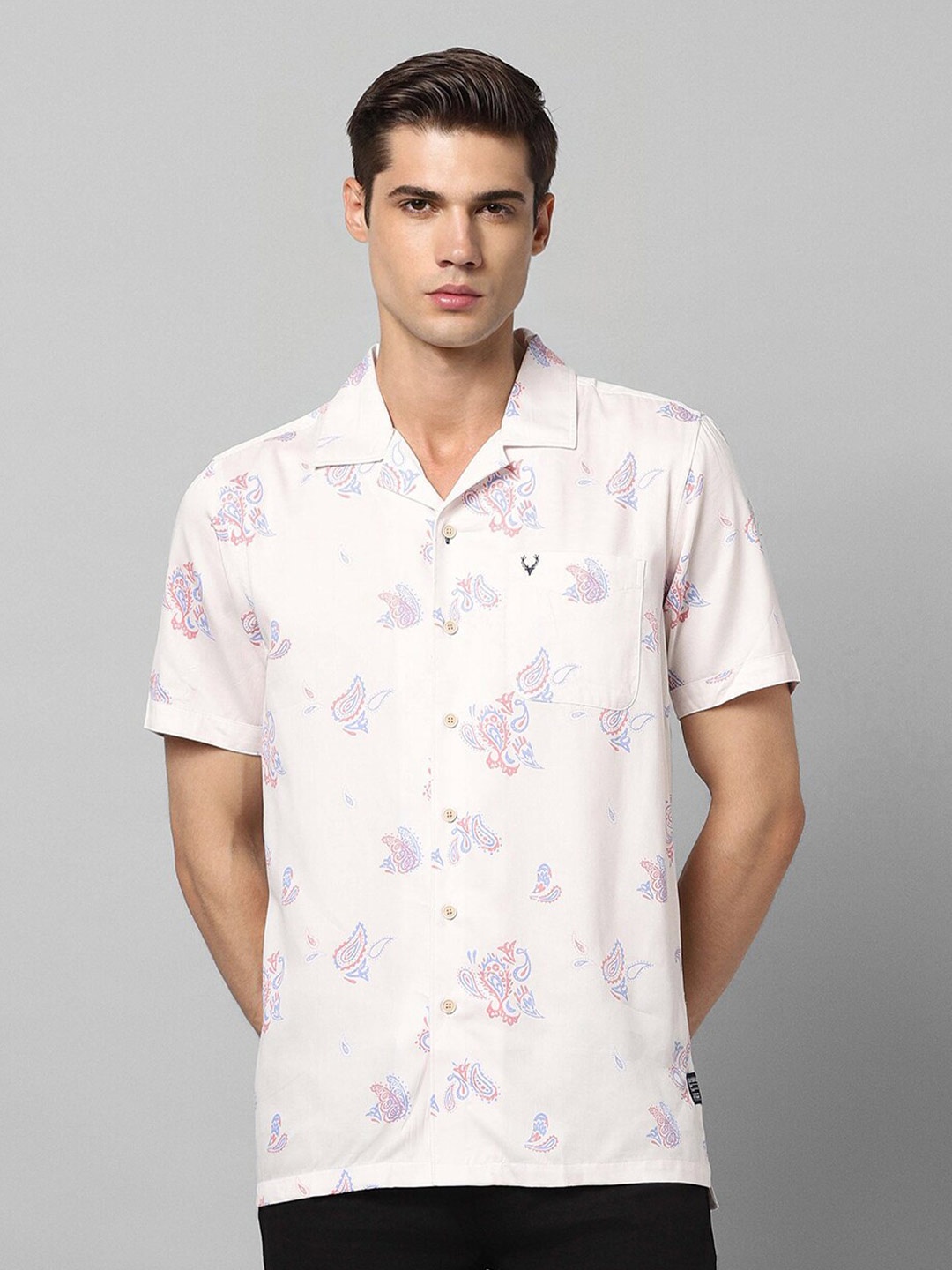 

Allen Solly Floral Printed Casual Shirt, White