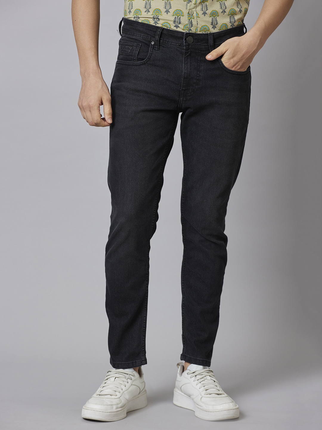 

Being Human Men Clean Look Denim Slim Fit Jeans, Black