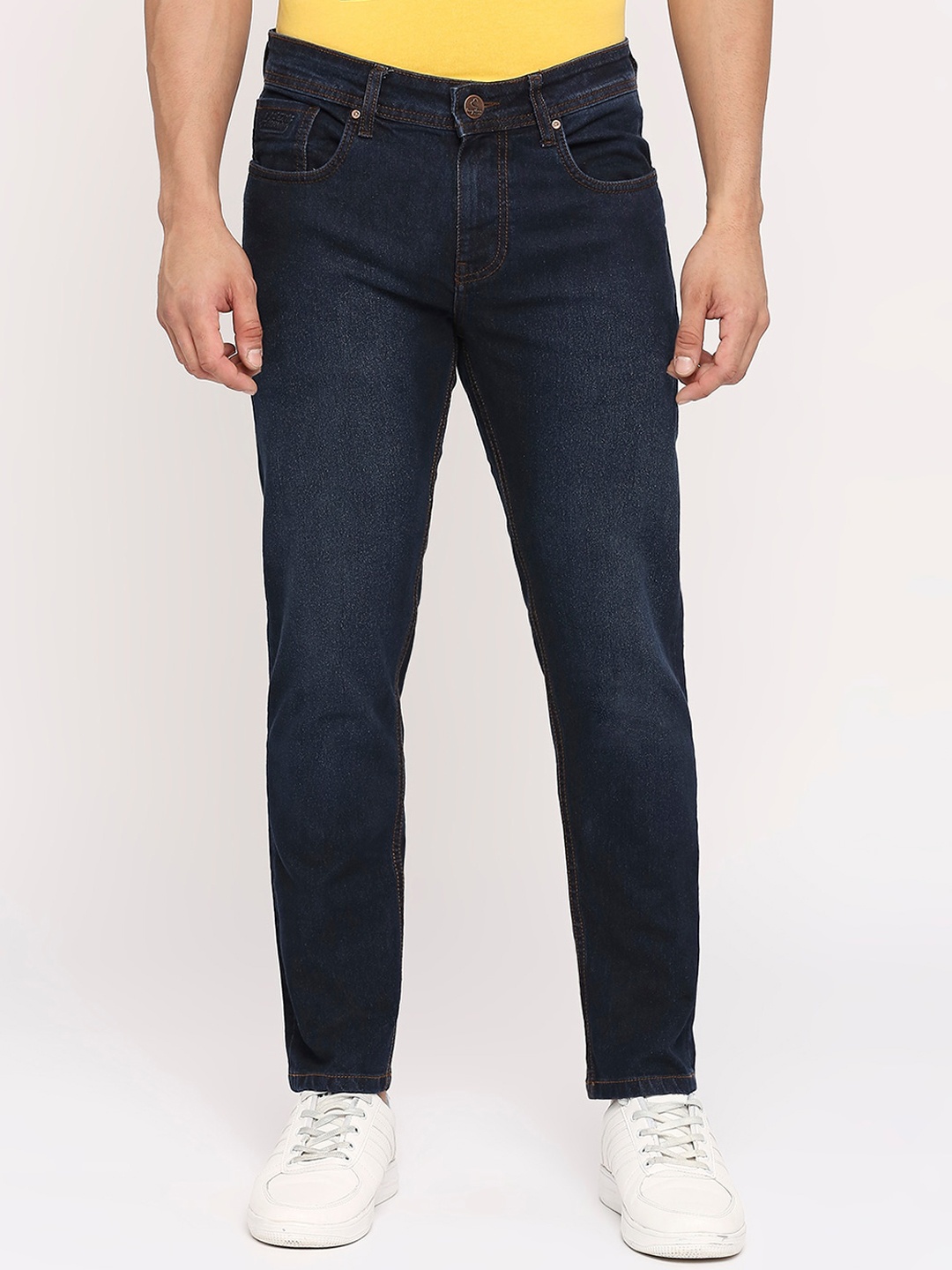 

Being Human Men Clean Look Light Fade Denim Slim Fit Jeans, Blue