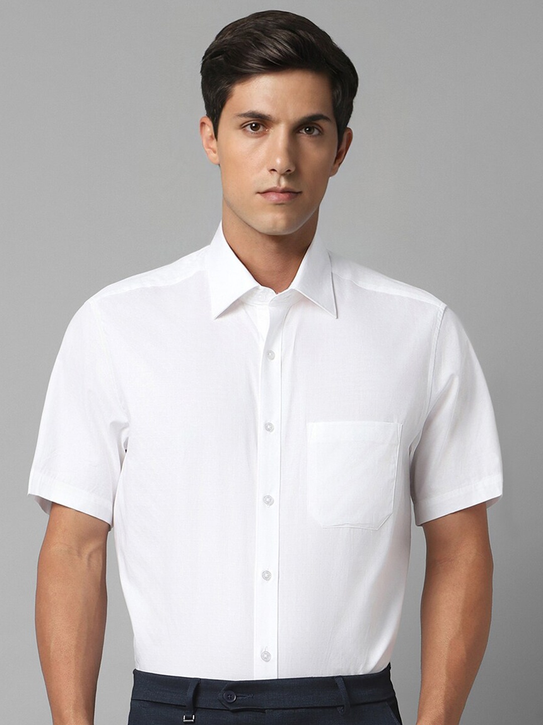 

Louis Philippe Classic Pure Cotton Formal Shirt, White
