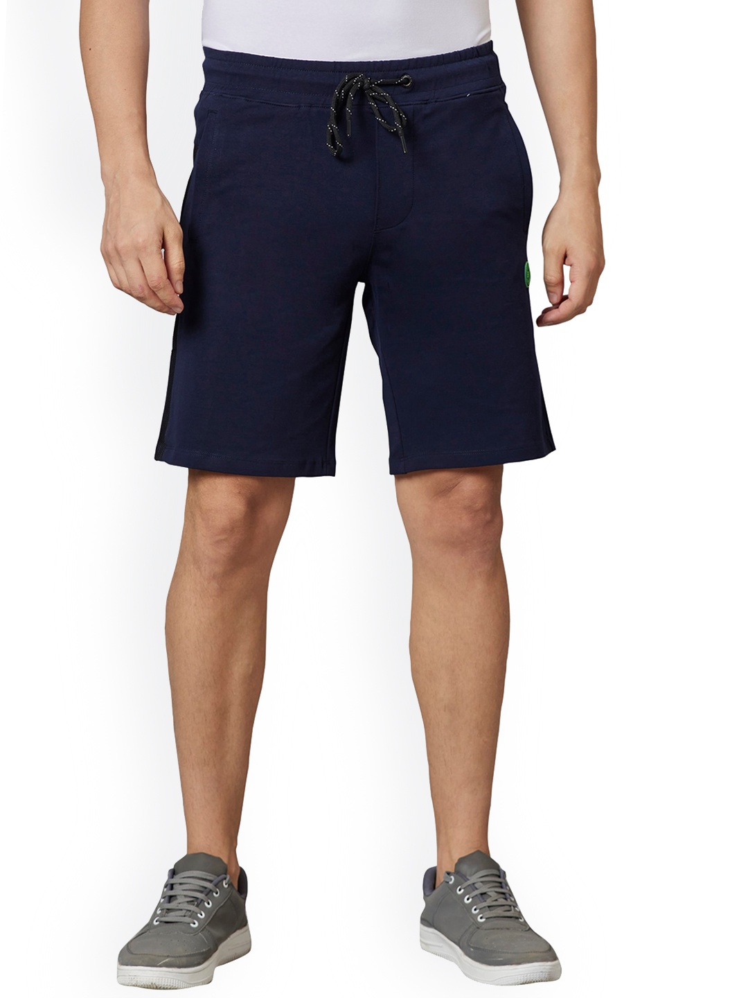 

Being Human Men Cotton Regular Shorts, Navy blue