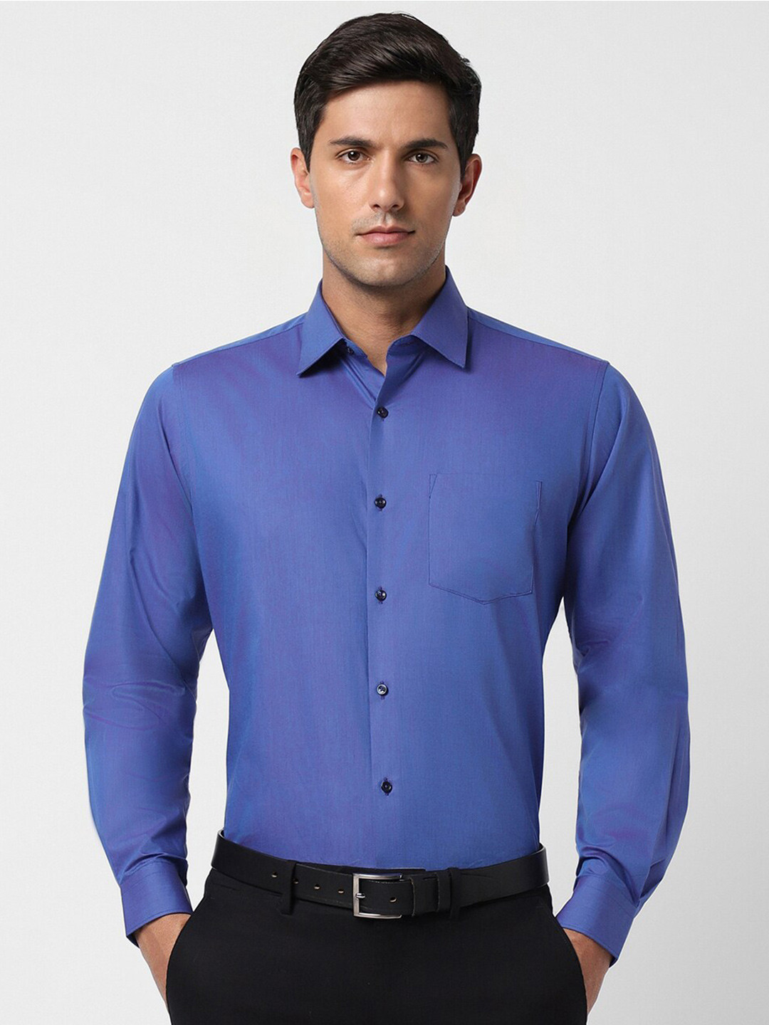 

Van Heusen Pure Cotton Formal Shirt, Blue
