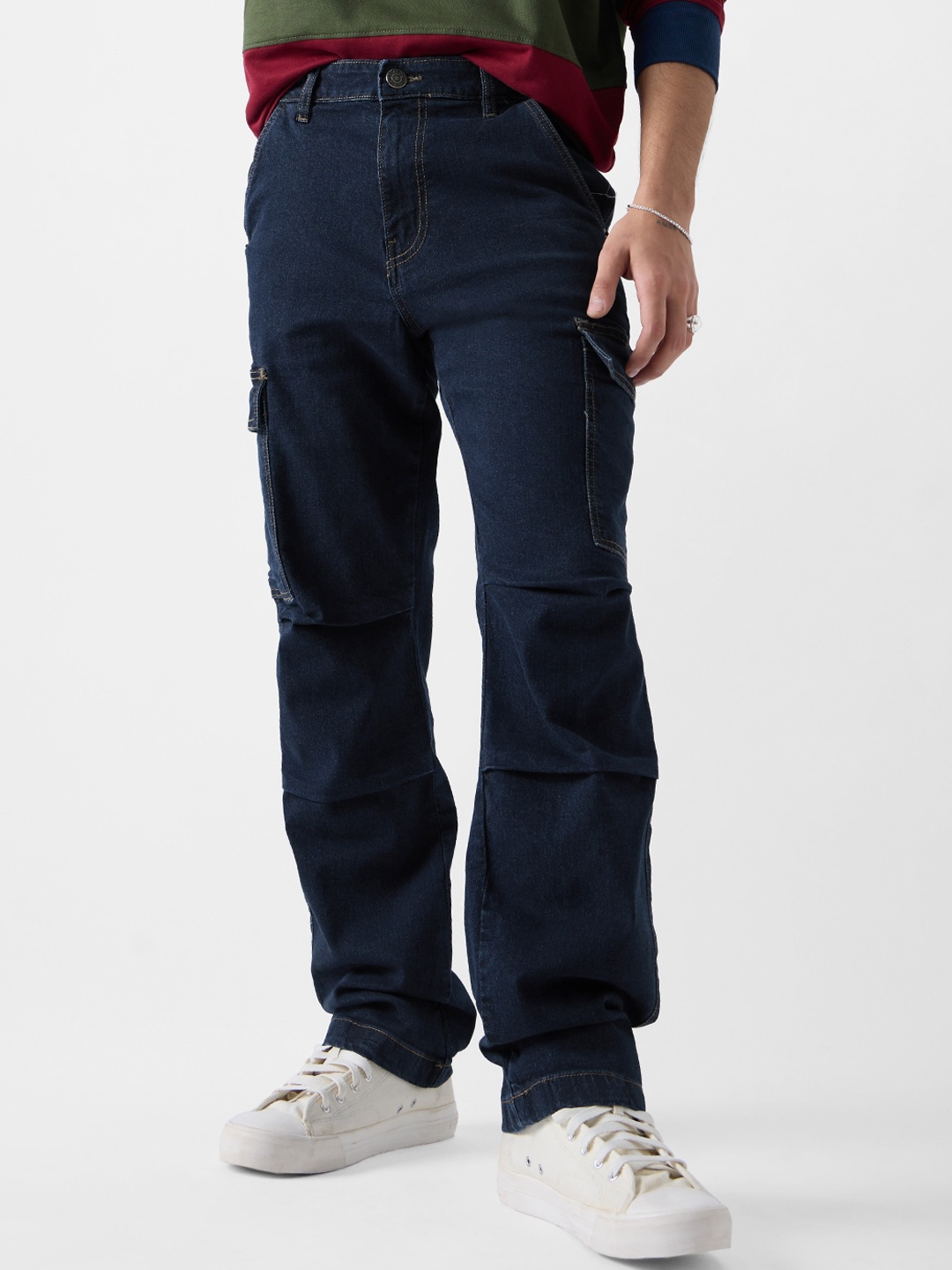 

The Souled Store Men Mid-Rise Stretchable Jeans, Blue