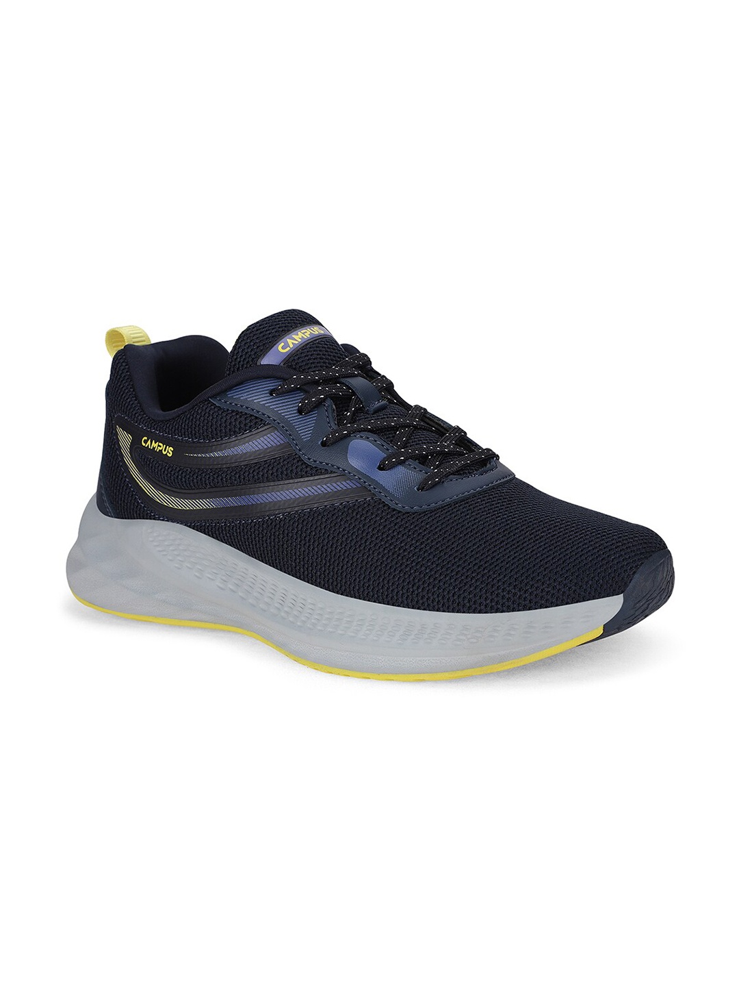 

Campus Men REMUS Mesh Memory Tech Lite Insole Running Shoes, Navy blue