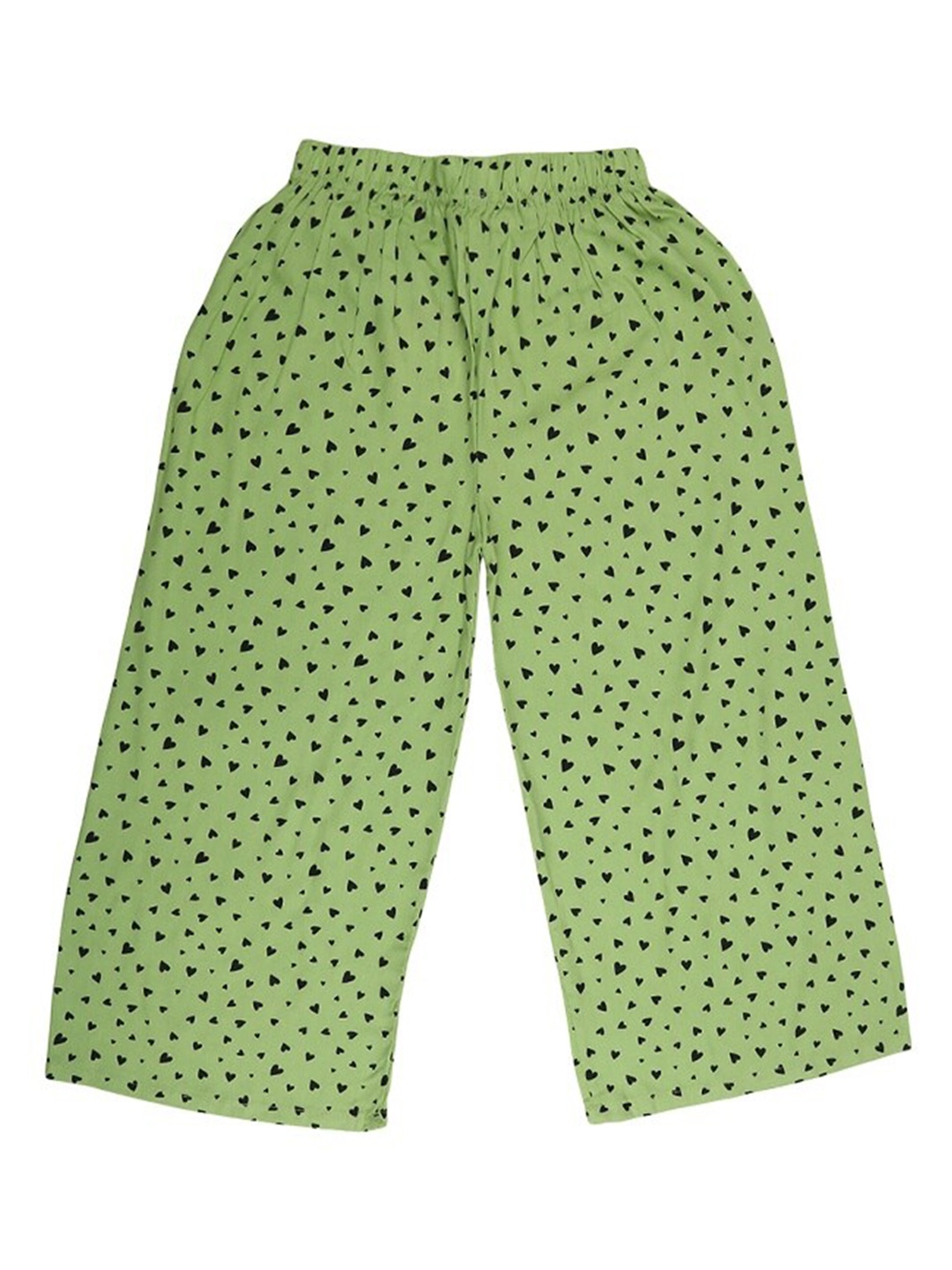 

V-Mart Girls Abstract Printed Loose-Fit Harem Pants, Green