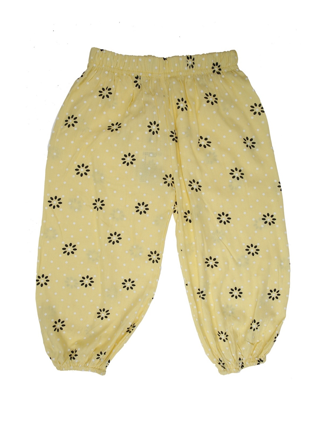 

V-Mart Girls Ethnic Motifs Printed Loose-Fit Harem Pants, Yellow