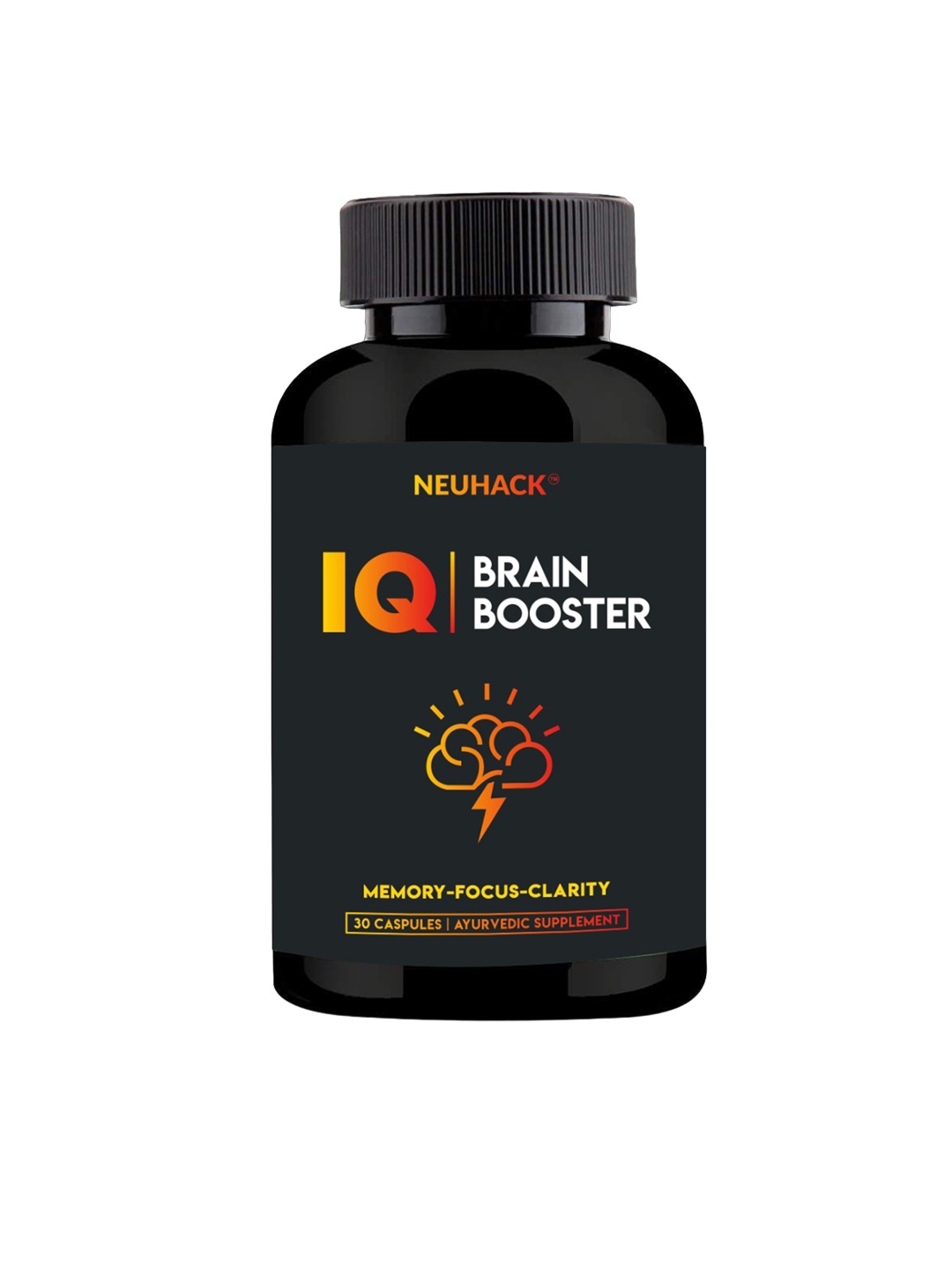 

Neuhack IQ Brain Booster Capsules - 30 Nos, Black