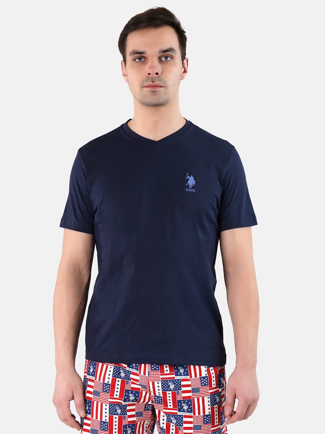 

U.S. Polo Assn. Navy Solid Lounge T-Shirt, Navy blue