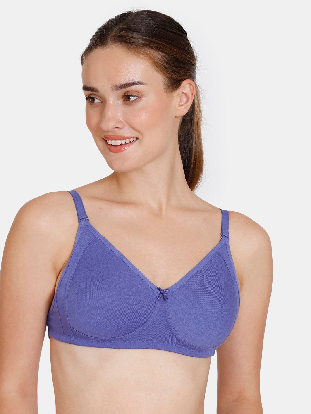 

Zivame Half Coverage All Day Comfort T-shirt Bra, Blue