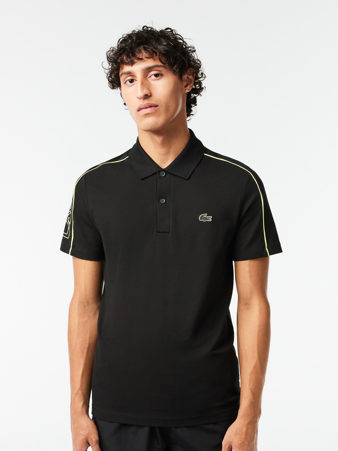 

Lacoste Polo Collar Slim Fit T-shirt, Black