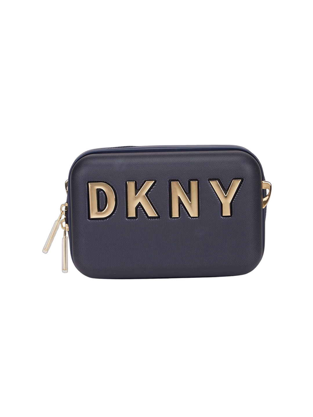 

DKNY Allure Indigo ABS Hard Beauty Makeup Pouch, Navy blue