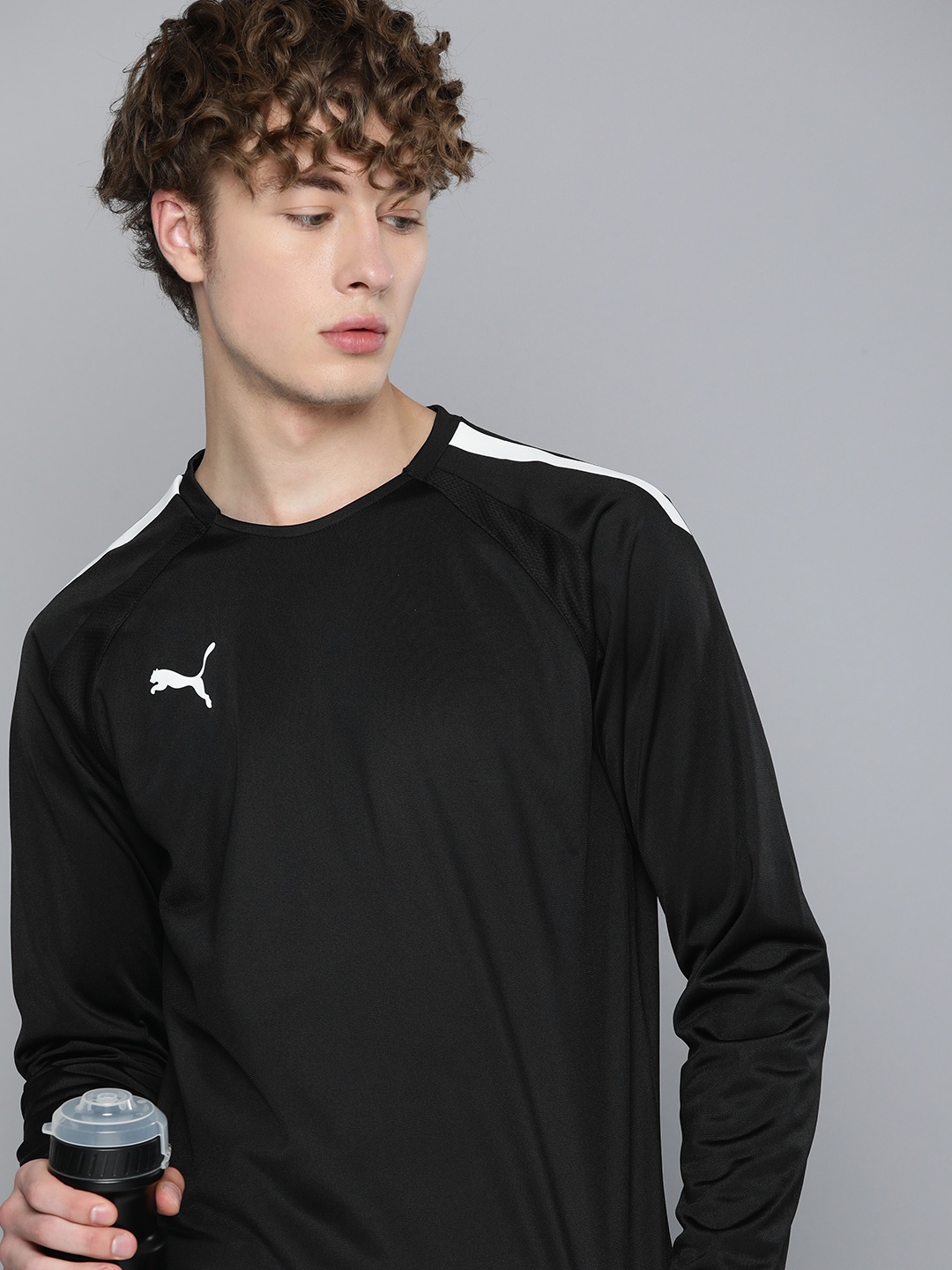 

Puma Printed dryCELL teamLIGA Training Sweatshirt, Black