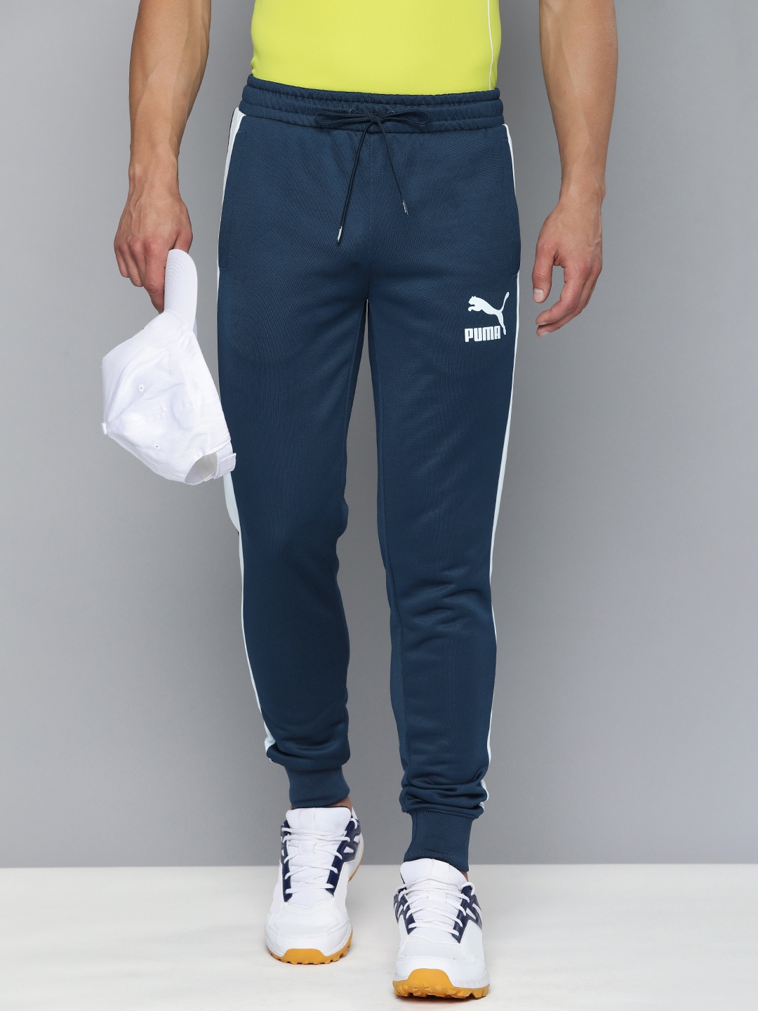 

Puma Men T7 Iconic Slim Fit Track Pants, Blue