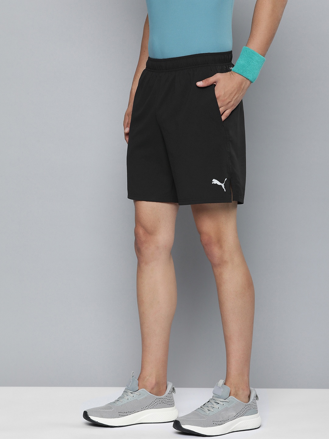 

Puma Men Ultraweave 7 High-Rise dryCELL Running Shorts, Black