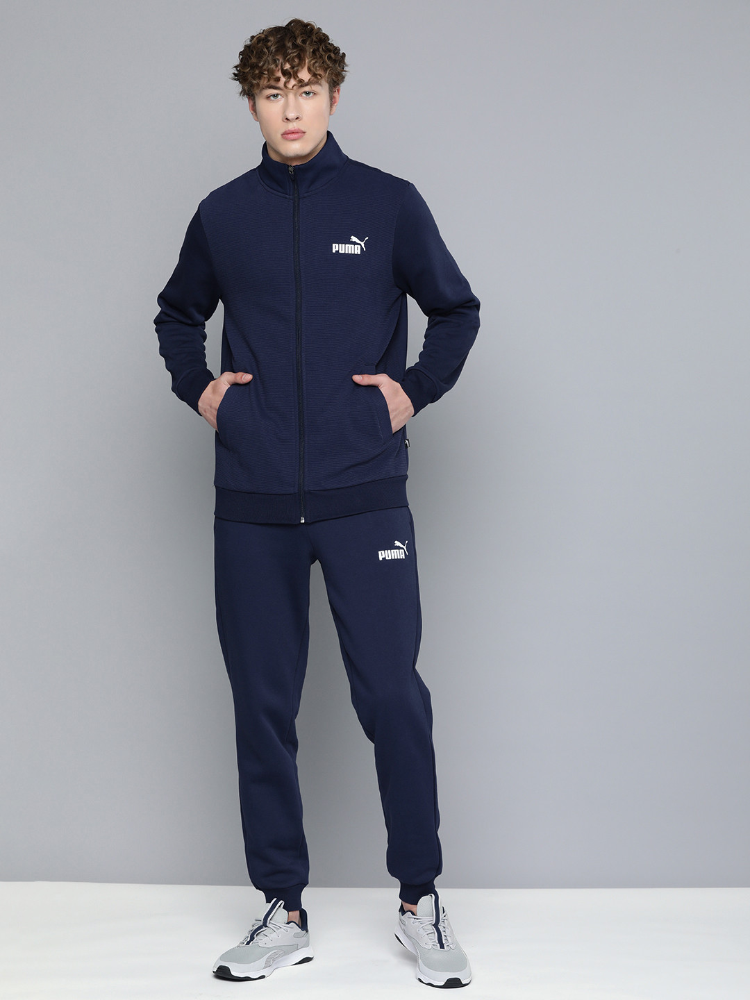 

Puma ESS Knitted Track Suit, Navy blue