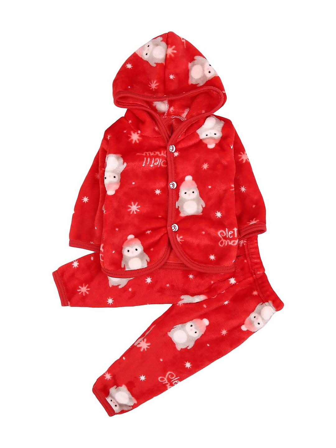 

V-Mart Infant Graphic Printed Top With Trousers, Red
