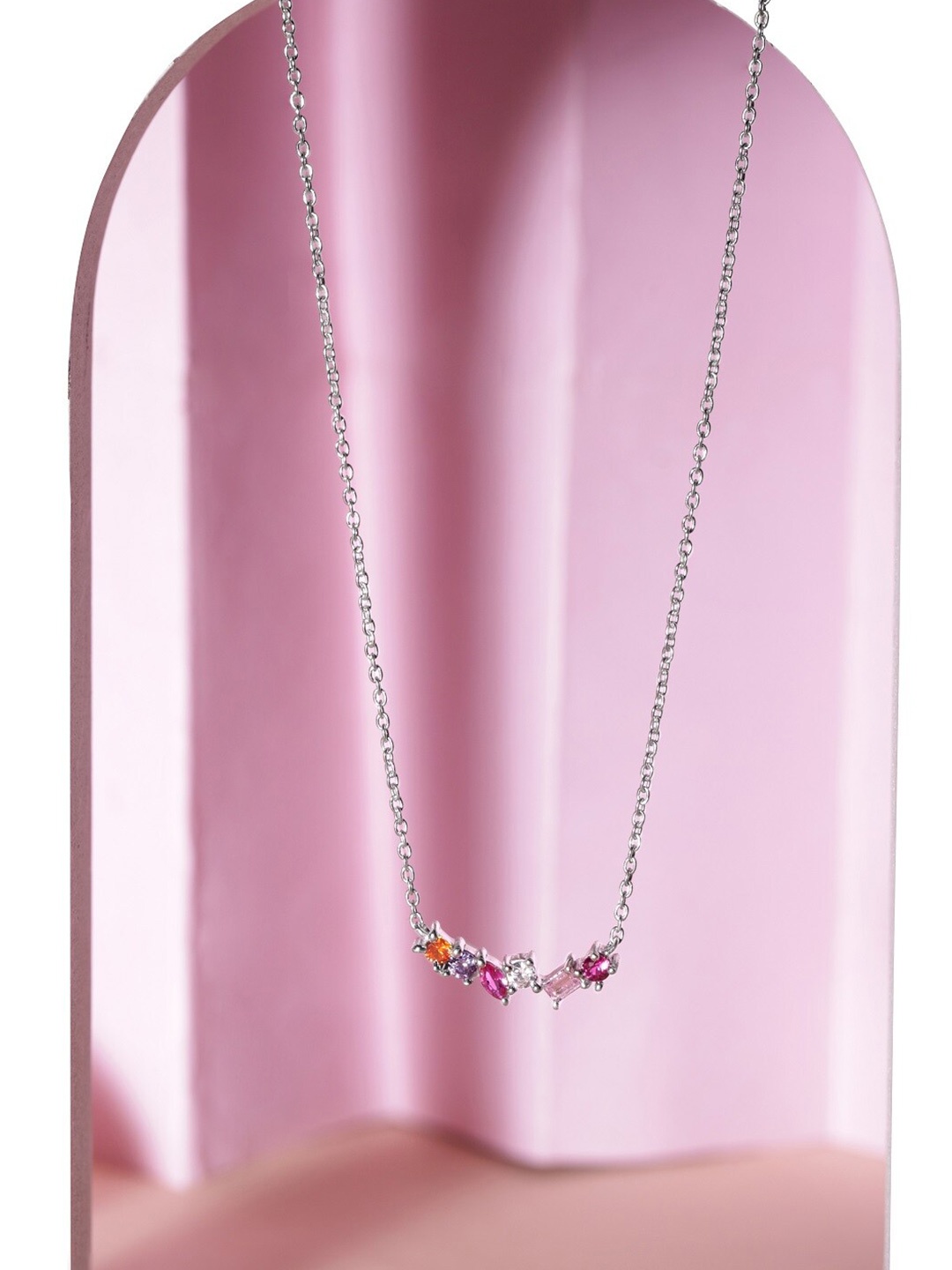 

Rubans Silver Sterling Silver Rhodium-Plated Chain