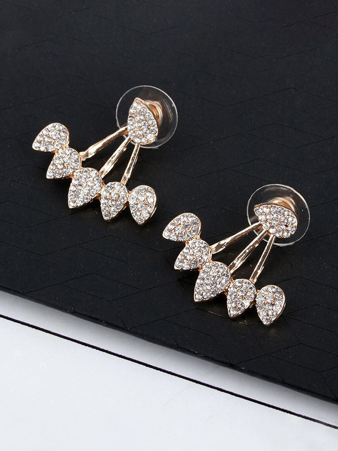 

Jewels Galaxy Gold Plated Contemporary Drop Earrings