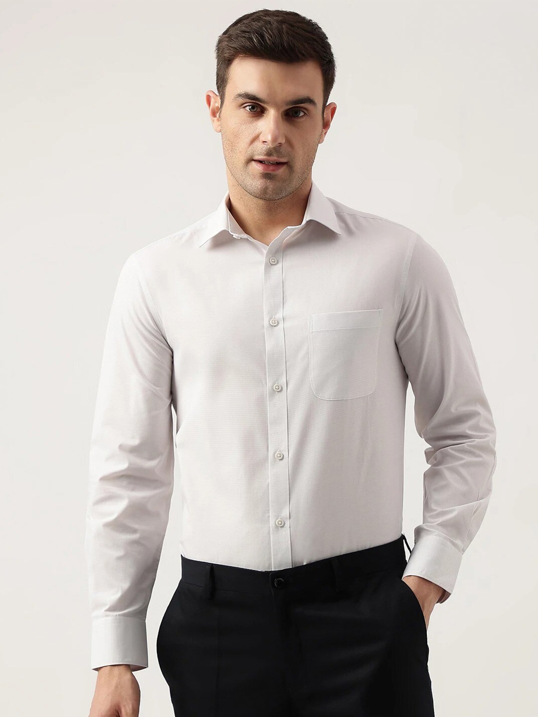 

Marks & Spencer Pack Of 2 Spread Collar Cotton Casual Shirt, White